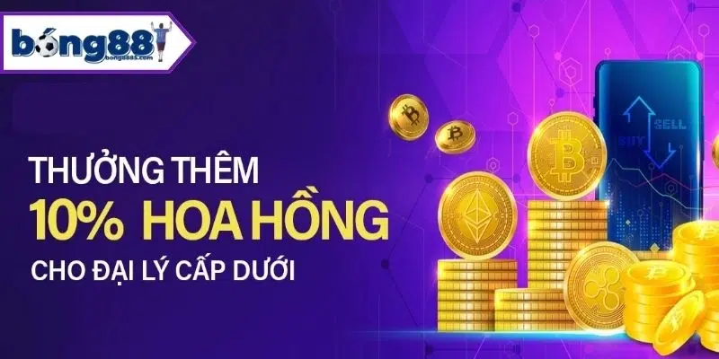 Trở thành đại lý nhận hoa hồng và tiền thưởng lớn